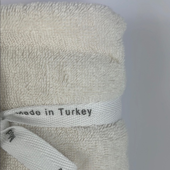 Hotel Balfour Spa Hand Towel Set Off White 100% Turkish Cotton Set of 2 NEW - Picture 4 of 6